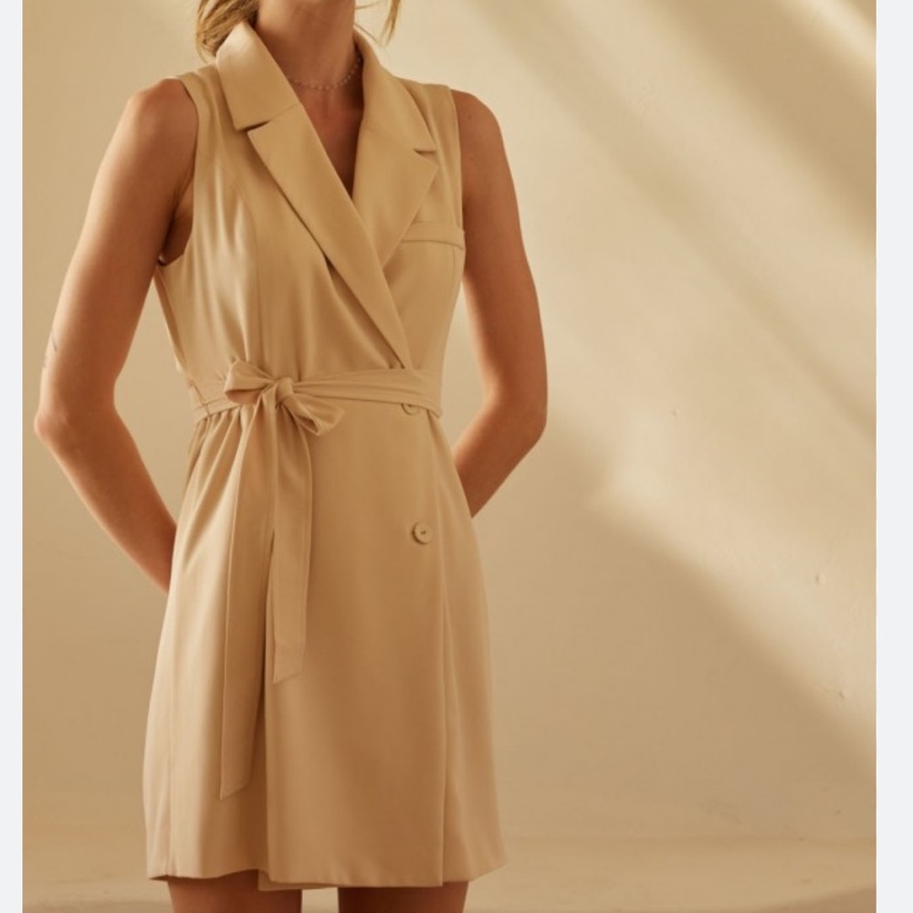 Solid Woven Promesa Dress